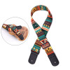 Colourful adjustable patterned ukulele and guitar strap