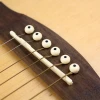 Acoustic Guitar Bridge Pins – Cream White, 6 Pack – detail or use view