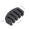 Five-Prong Rubber Cello Practice Mute – Black