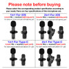 USB-C Wireless Lavalier Microphone with Windshield – Single Mic