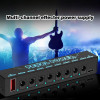 PW-1 8-Output 9V Guitar Pedal Power Supply – Black