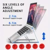 Adjustable 6-Level Laptop & DJ Controller Stand – White