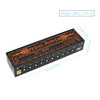 Rowin 10-Output Guitar Pedal Power Supply – AU Plug