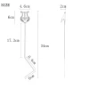 Portable Marching Music Lyre Stand for Woodwind & Brass