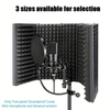 Five-Panel Portable Microphone Isolation Shield
