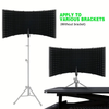 Five-Panel Portable Microphone Isolation Shield