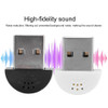 Mini USB Recording Microphone for Computer – Black