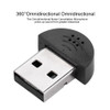 Mini USB Recording Microphone for Computer – Black