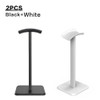 Desktop Headphone Stands – Black and White, 2 Pack