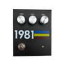1981-Style Overdrive Guitar Pedal – Black