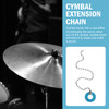 Cymbal Sizzle Chain for Drum Kits