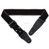 Adjustable Woven Guitar and Bass Strap – Black