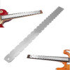 Notched Guitar Neck Straight Edge and Action Gauge Set