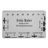 Notched Guitar Neck Straight Edge and Action Gauge Set