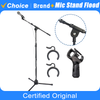 Heavy-Duty Adjustable Microphone Floor Stand
