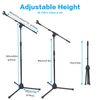 Heavy-Duty Adjustable Microphone Floor Stand