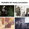 Heavy-Duty Adjustable Microphone Floor Stand