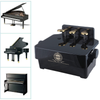 Adjustable Three-Pedal Piano Pedal Extender for Children – Black