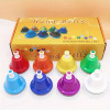 Eight-Note Push-Top Desk Bell Set – J10