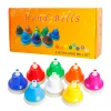 Eight-Note Push-Top Desk Bell Set – J10