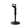 Height-Adjustable Desktop Microphone Stand with Round Base — supplied product