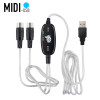 USB to Dual 5-Pin MIDI Interface Cable