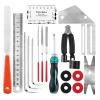 20-Piece Guitar Repair and Maintenance Tool Kit – Black