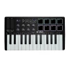 M-VAVE SMK-25 Wireless MIDI Keyboard – Black, 8 Pads