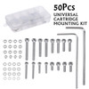 50-Piece M2.5 Turntable Cartridge Mounting Hardware Kit with Case