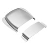 Jazz Bass Pickup and Bridge Cover Set – Chrome Zinc Alloy, M01730 — detail or usage view