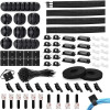 173-Piece Studio Cable Management Kit – Black