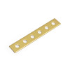 Brass Acoustic Guitar Bridge Plate Protectors – 54 mm, Pair – Product view