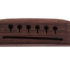 Left-Handed Rosewood Acoustic Guitar Bridge – 153 mm – Detail 2