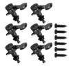 Black Locking Guitar Tuners – 6R, Set of Six — supplied product