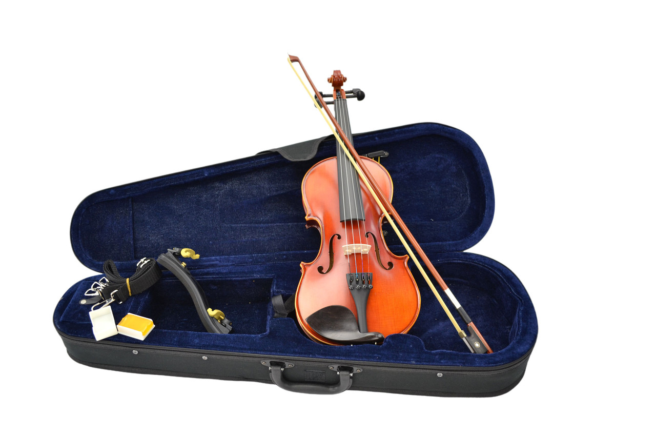 1/2 Solid Wood Violin – Professional Quality with Case & Accessories