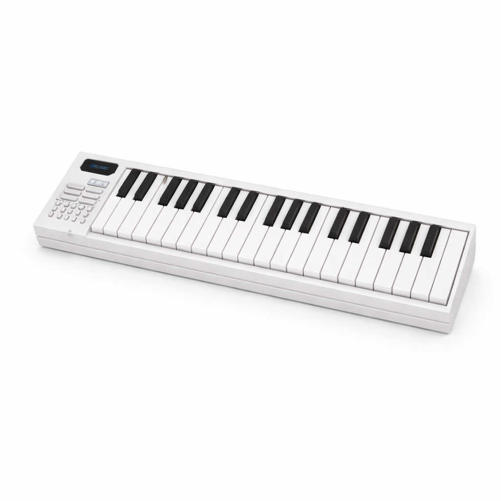 Portable 61-Key Foldable Piano Keyboard with LED Screen and USB Charging