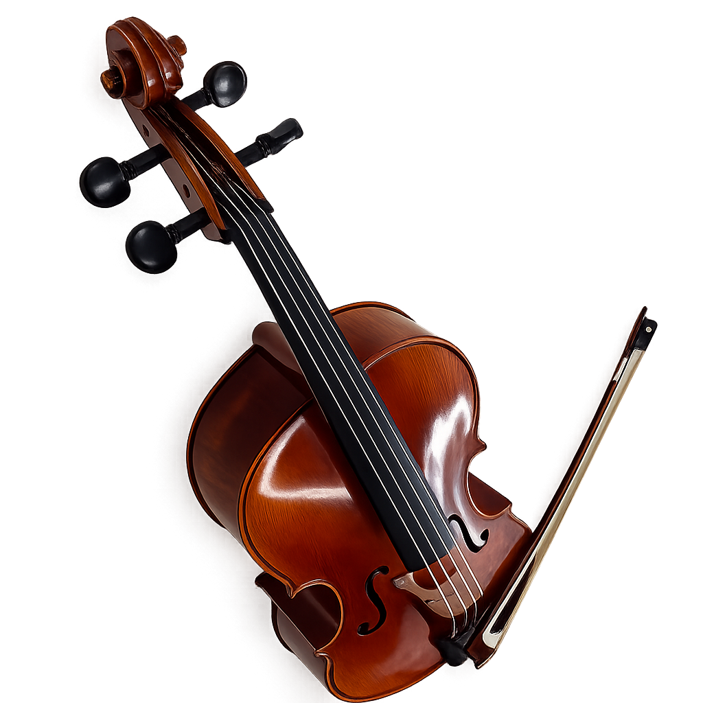 1/4 High Grade Handmade Flamed Cello with Bow, Bag & Rosin