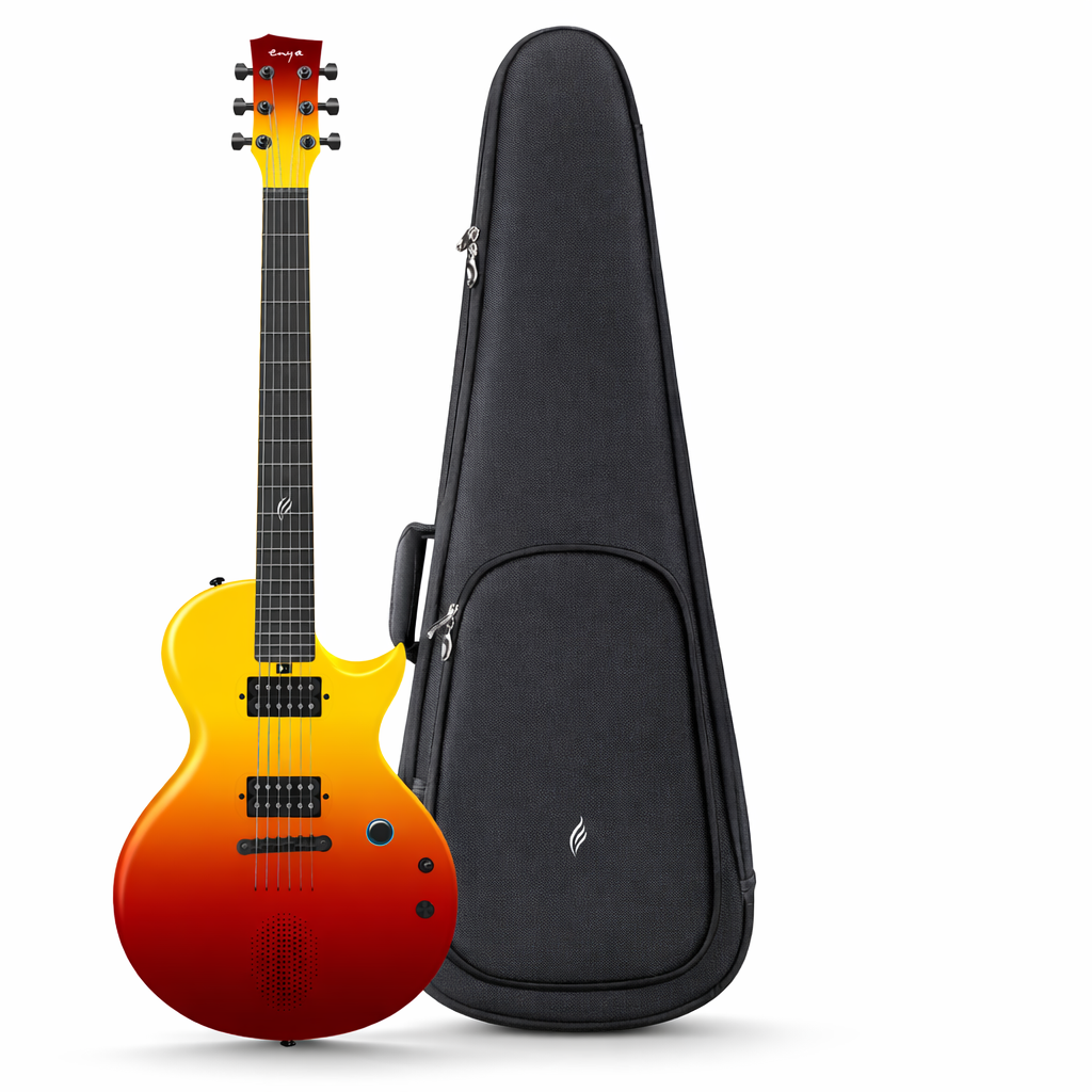 Enya Nova Go Sonic Carbon Fiber Electric Guitar with Built-in Speaker and ES1 Pro Smart Audio