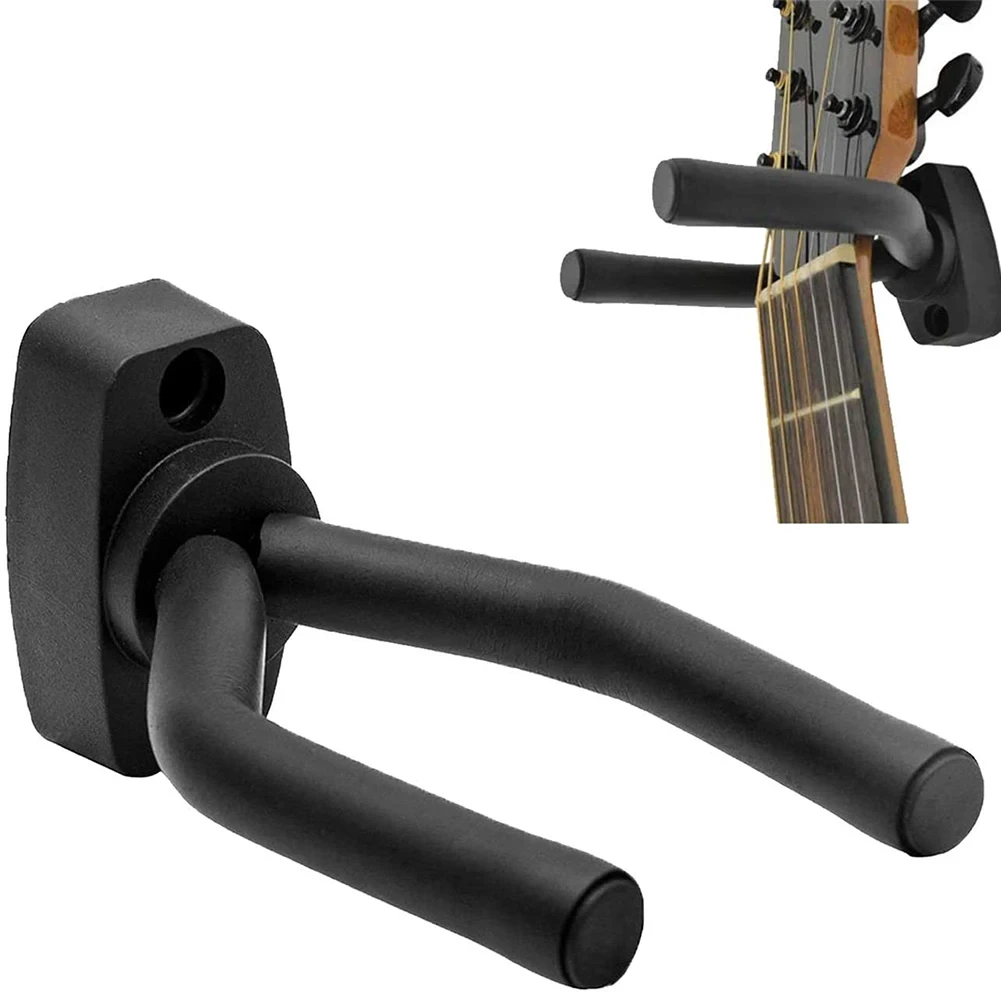 Foam-Padded Guitar Wall Hanger – Black