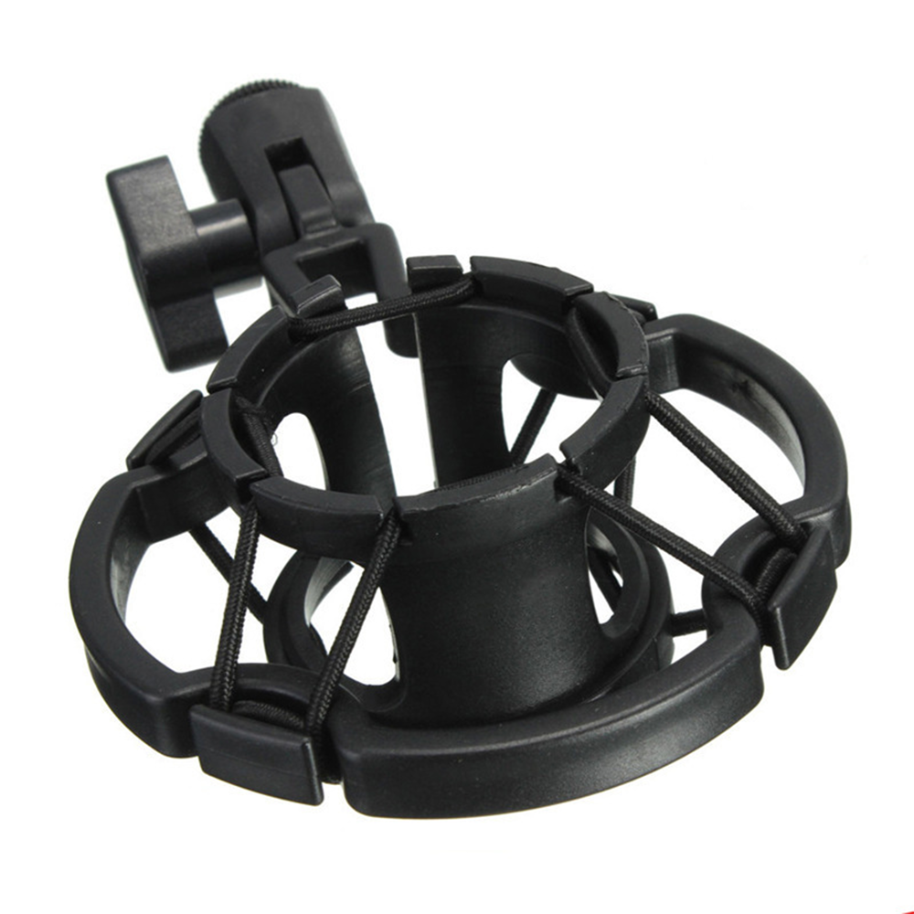 Condenser Microphone Shock Mount – Black Plastic Frame