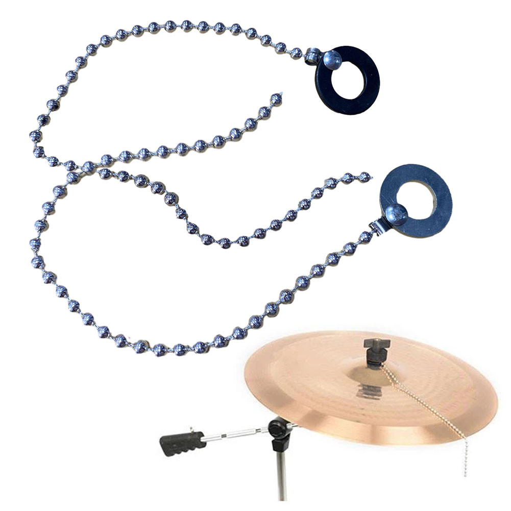 Clip-on cymbal sizzler chain