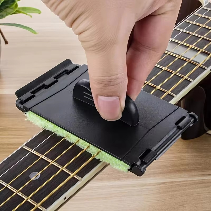 String & Fretboard Cleaning Tool for Guitar, Bass, Ukulele & Violin