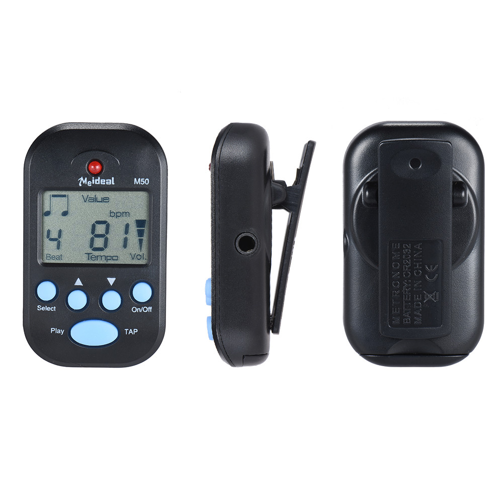 M50 Clip-On Digital Metronome – Black