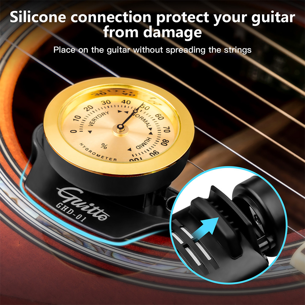 JOYO Guitto GHD-02 Ukulele Humidifier with Hygrometer