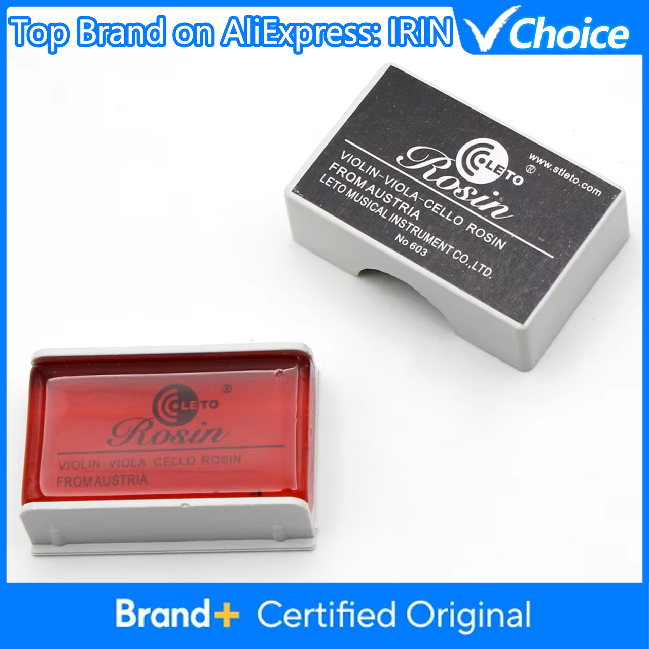 603 Bow Rosin for Violin, Viola & Cello – Single Piece