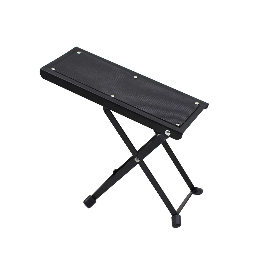 Four-Position Adjustable Guitar Footstool – Black