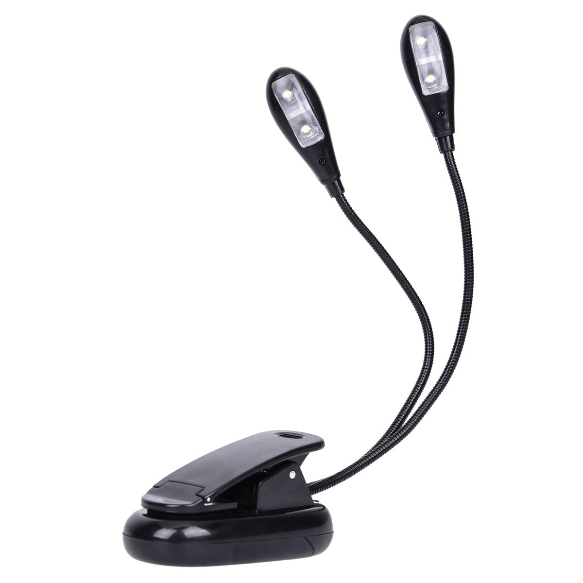 Four-Level Clip-On LED Music Stand Light – Black