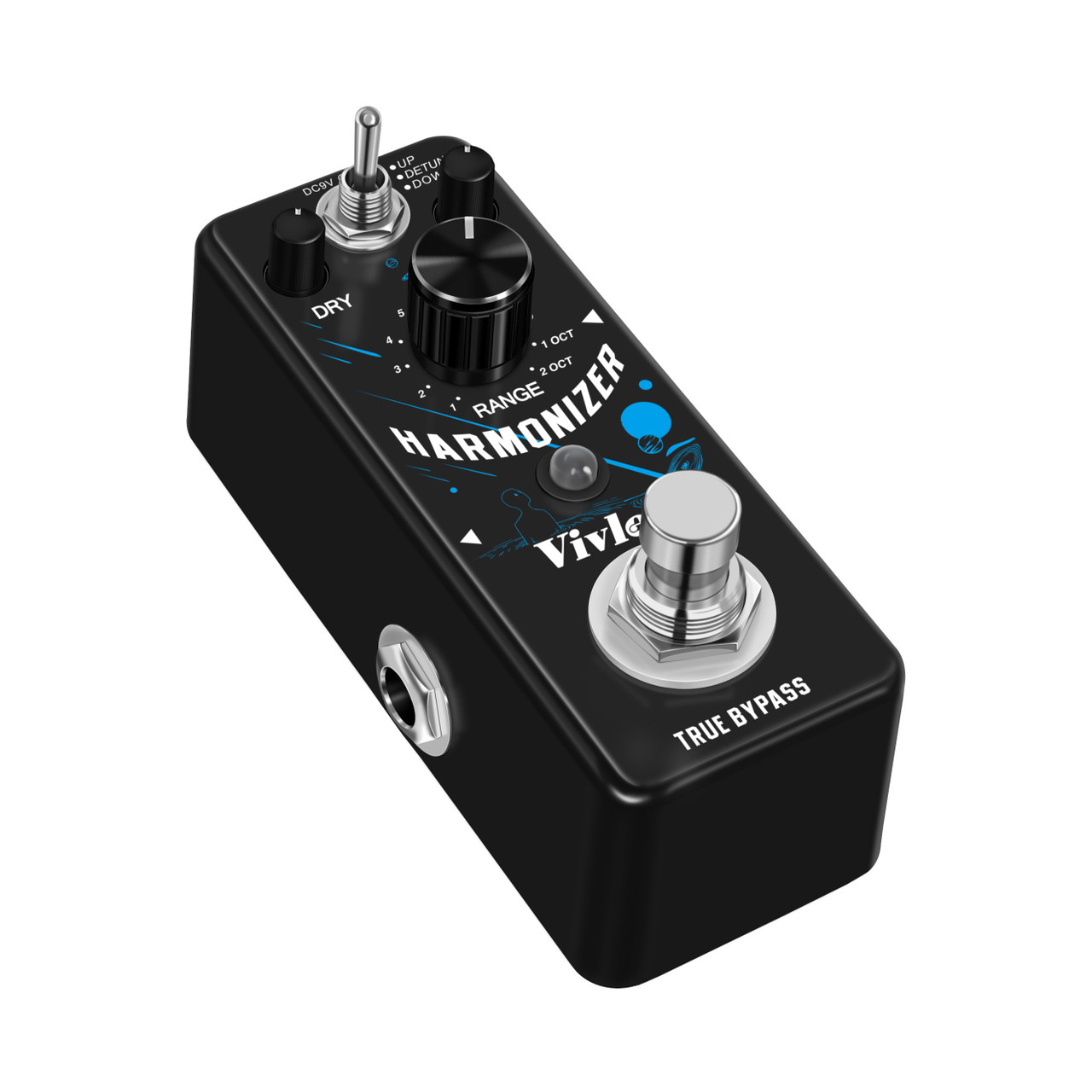 Digital Guitar Harmonizer & Pitch Shifter Pedal