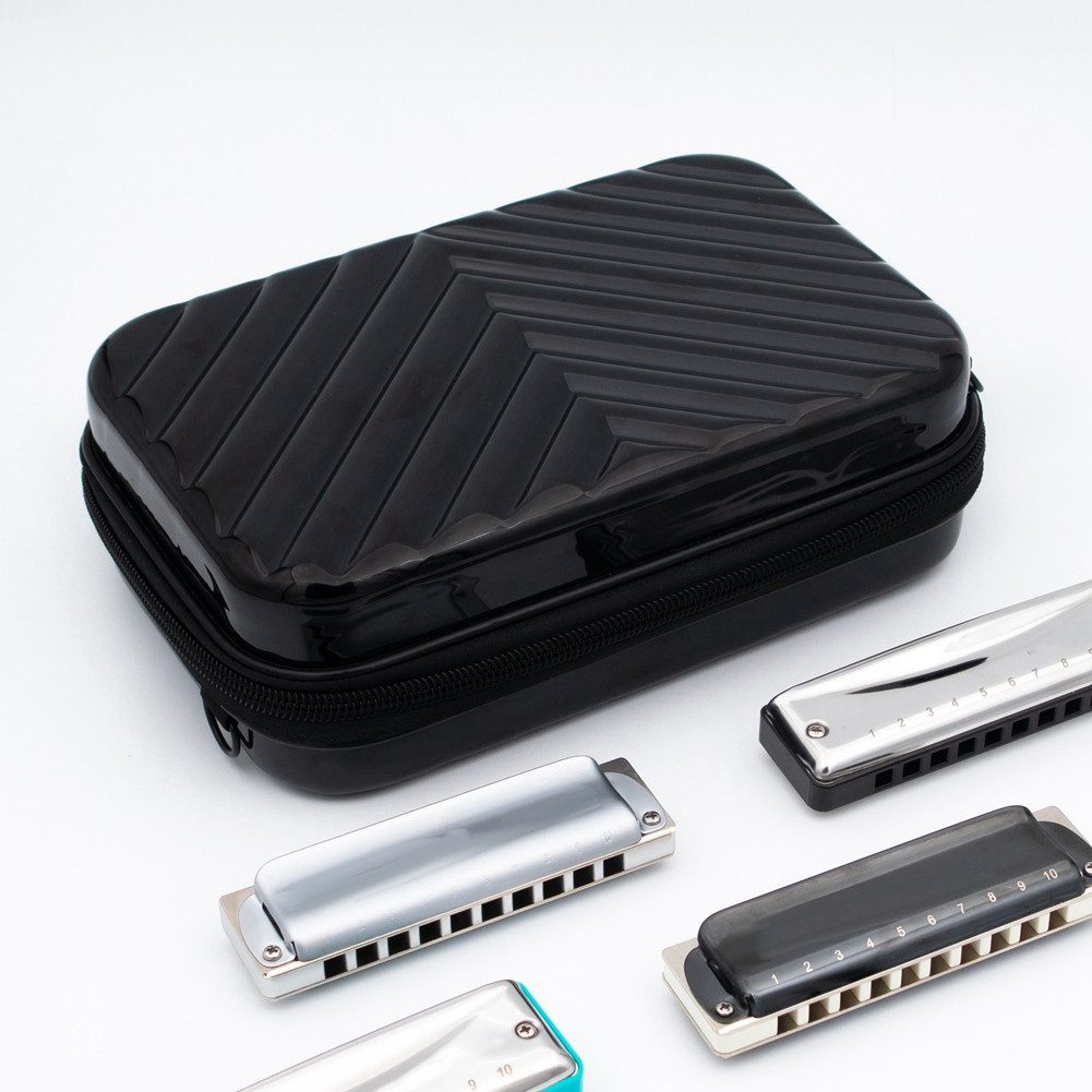 12-Harmonica Zippered Storage Case