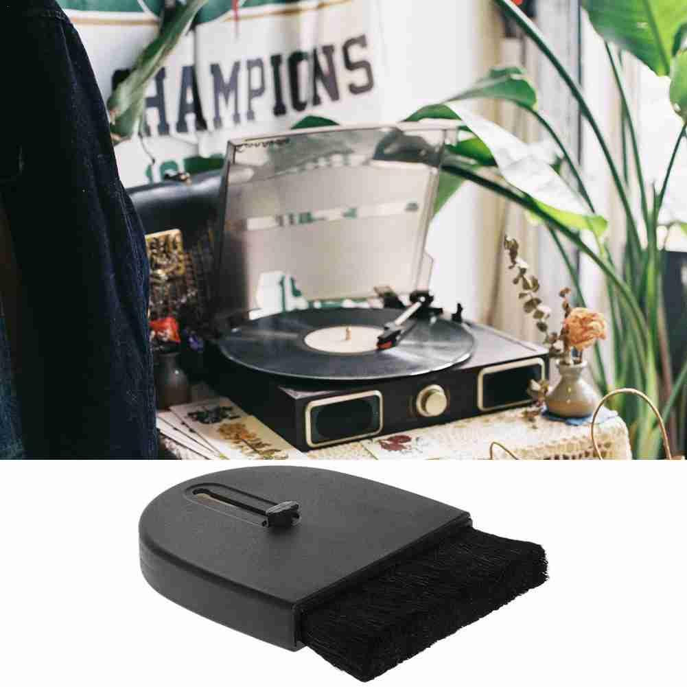 Anti-Static Vinyl Record Cleaning Brush – Black